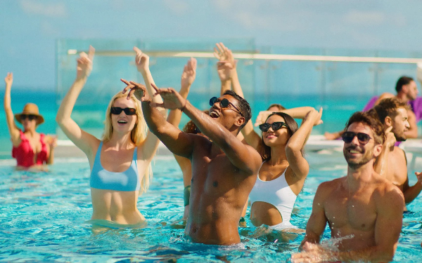 Animation au Breathless Cancun Soul Animation au Breathless Cancun Soul