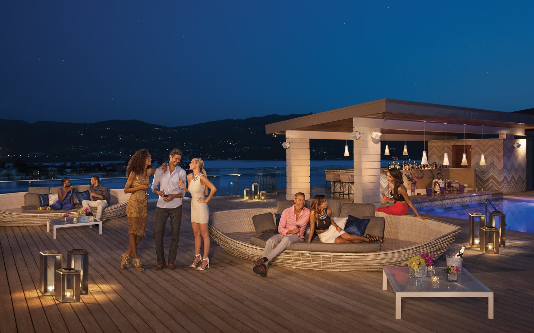 Rooftop bar Rooftop bar