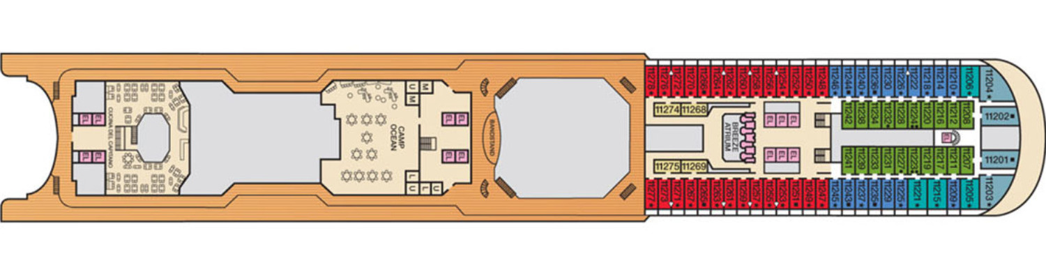 Carnival Breeze deck 11 