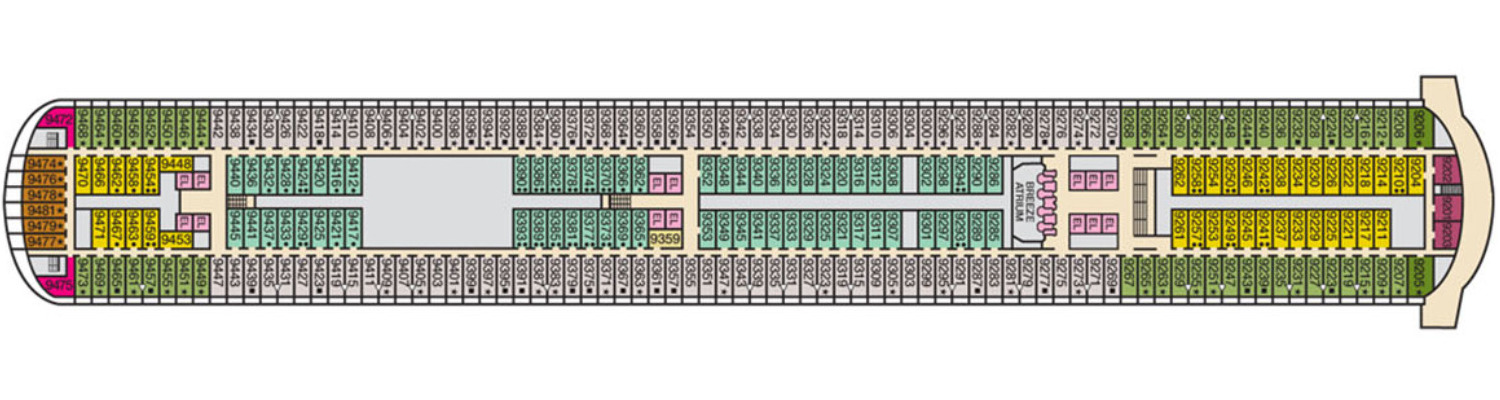 Carnival Breeze pont 9 