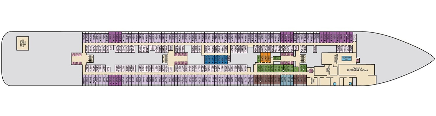 Carnival Mardi Gras deck 5