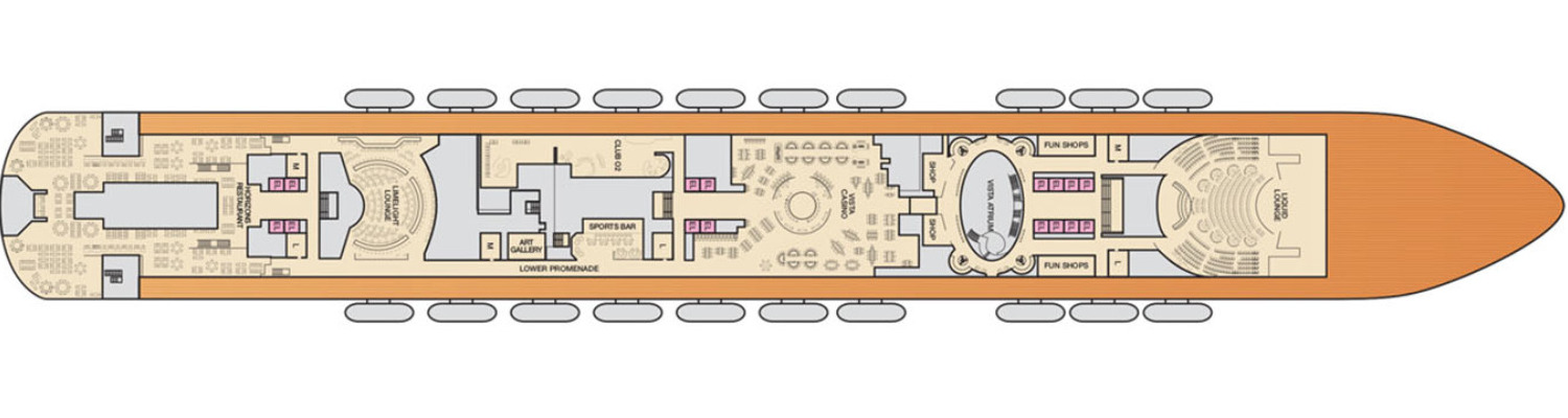 Carnival Vista pont 4 Mezzanine