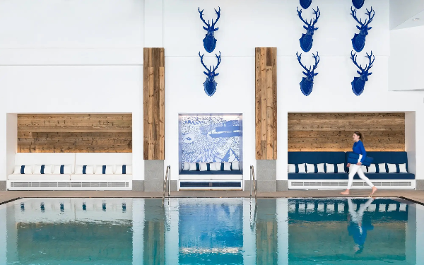 Pool at Club Med Grand Massif Samoëns Morillon Pool at Club Med Grand Massif Samoëns Morillon