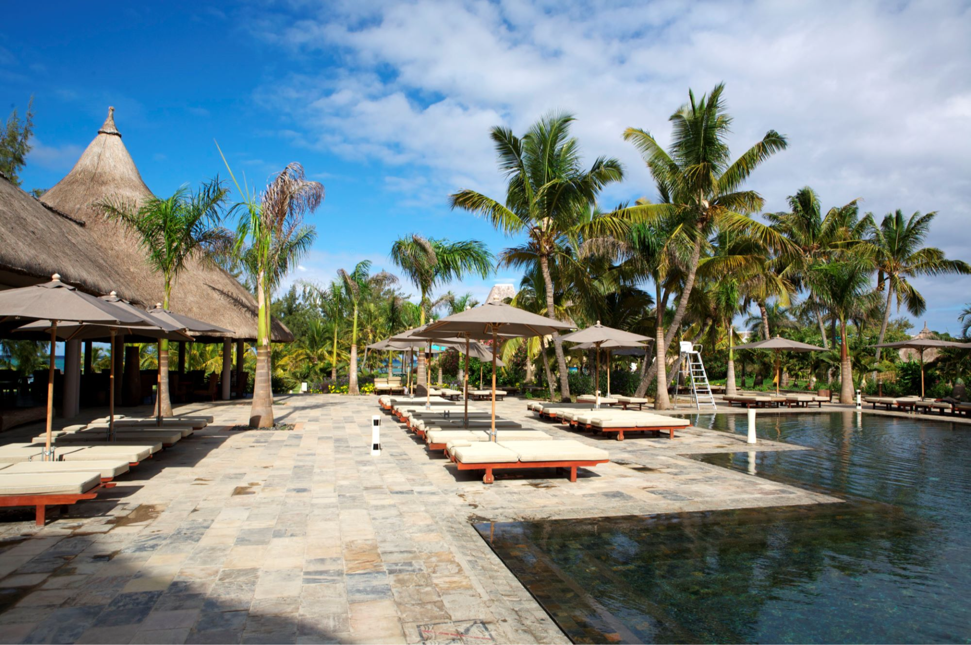 Pool at Club Med La Pointe aux Canonniers, Mauricius Pool at Club Med La Pointe aux Canonniers, Mauricius