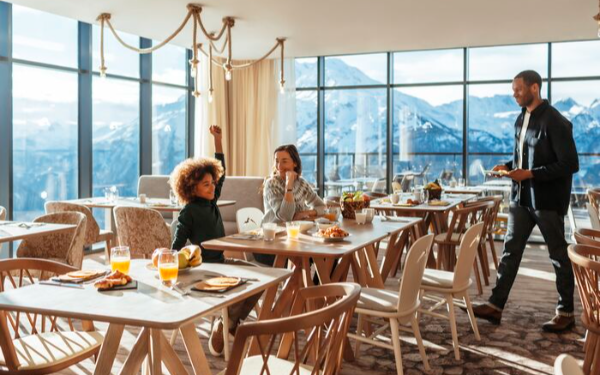 Restaurant at Club Med La Rosière Restaurant at Club Med La Rosière