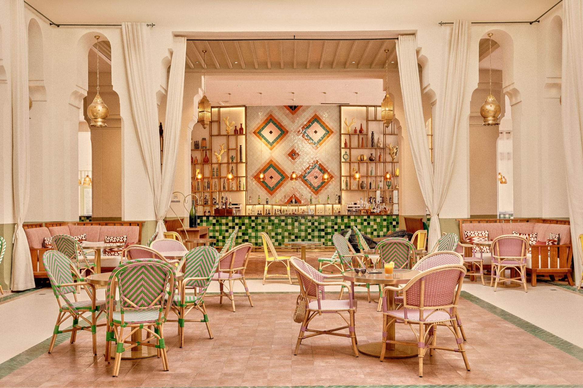 Bar au Club Med Marrakech la Palmeraie, Maroc Bar au Club Med Marrakech la Palmeraie, Maroc