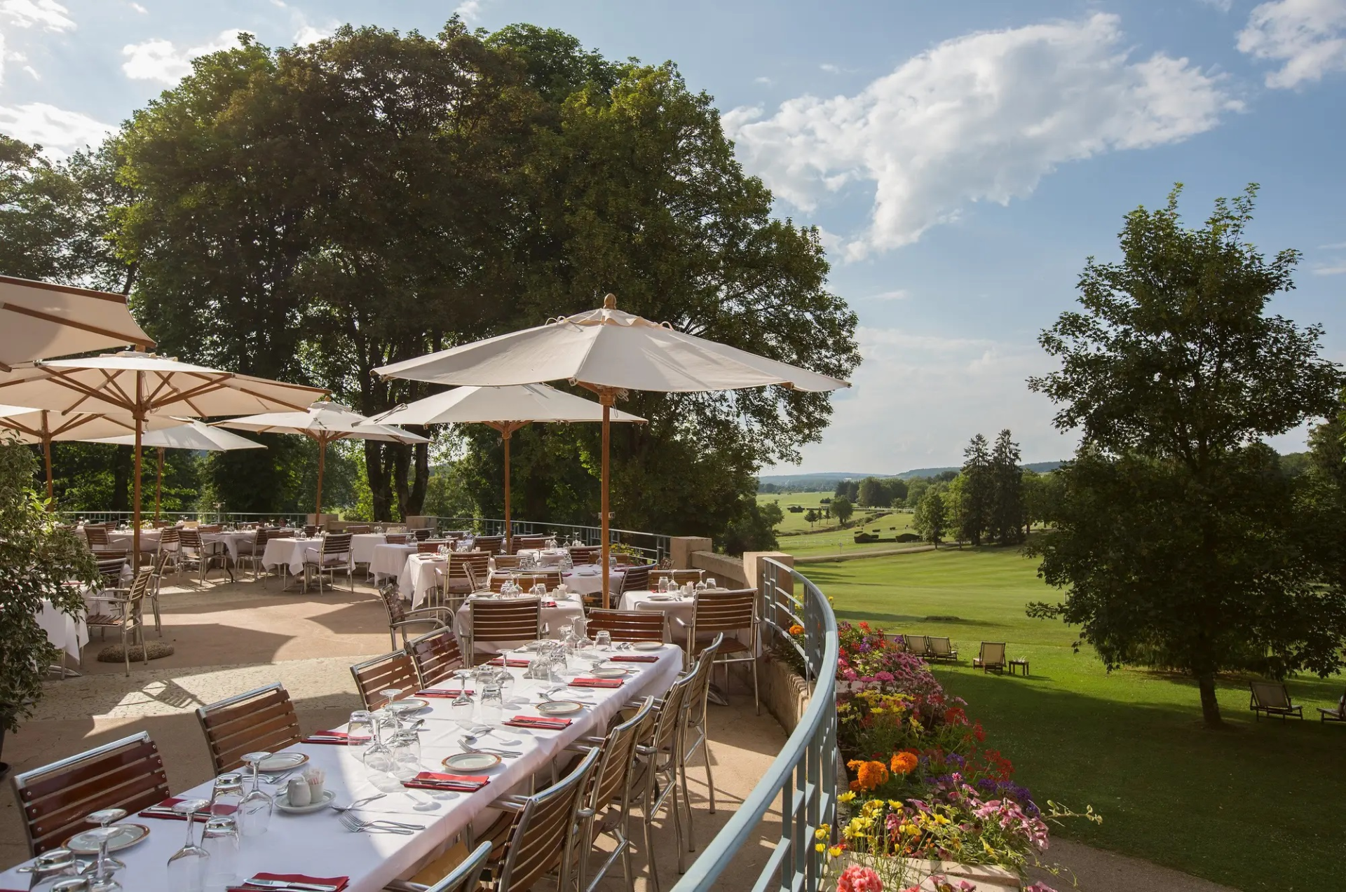 Restaurant at Club Med Vittel Golf Ermitage, France Restaurant at Club Med Vittel Golf Ermitage, France