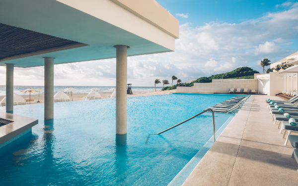 Pool at Coral Level at Iberostar Selection Cancun Pool at Coral Level at Iberostar Selection Cancun