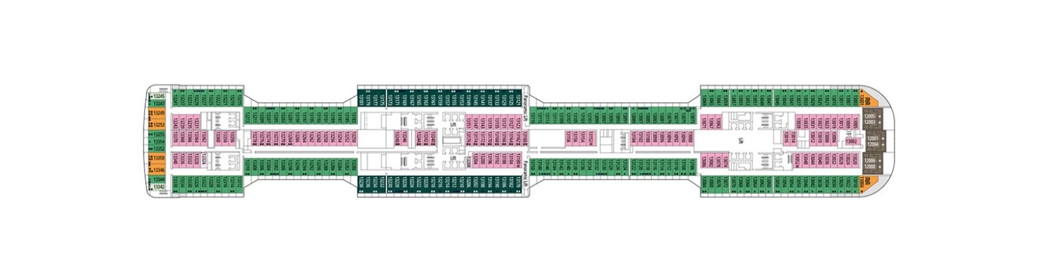 Croisière MSC Bellissima pont 13 Kilimanjaro