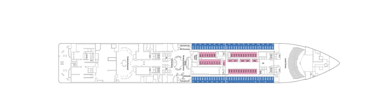 Croisière MSC Bellissima pont 5 Colosseo
