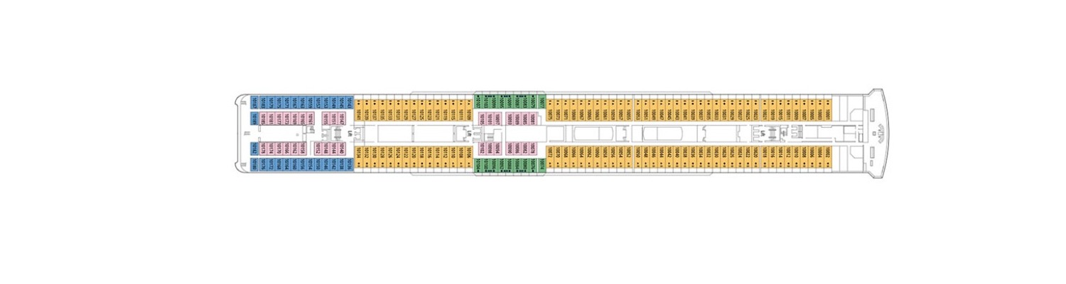 Croisière MSC Lirica pont 10 Bellini