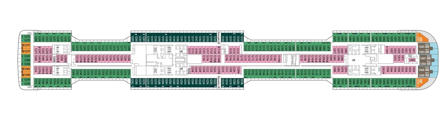 Croisière MSC Virtuosa pont 12 Paganini