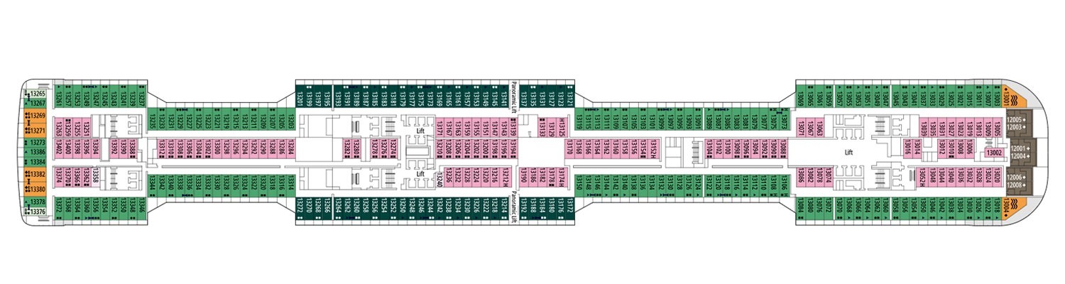 Croisière MSC Virtuosa pont 13 Bizet