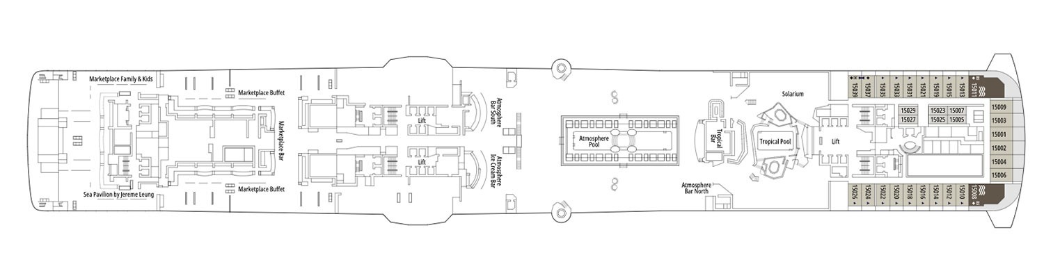 Croisière MSC Virtuosa pont 15 Morricone