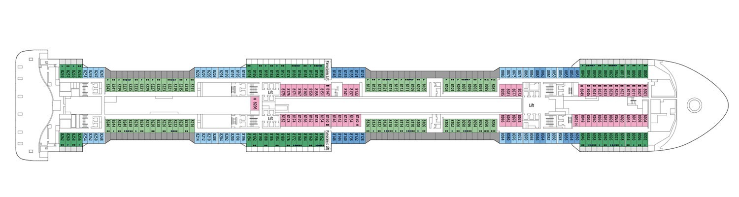Croisière MSC Virtuosa pont 8 Wagner