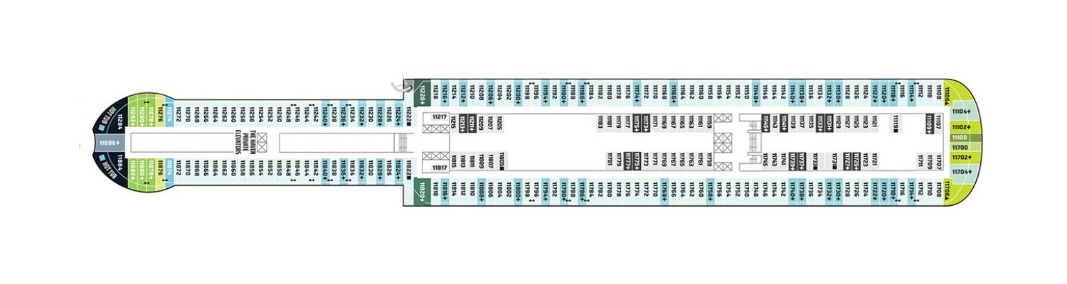 Croisière NCL Norwegian Aqua pont 11