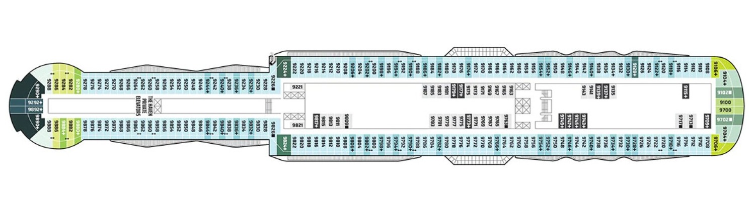 Croisière NCL Norwegian Aqua pont 9