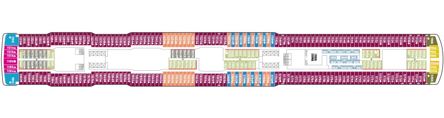 Croisière NCL Norwegian Bliss pont 11