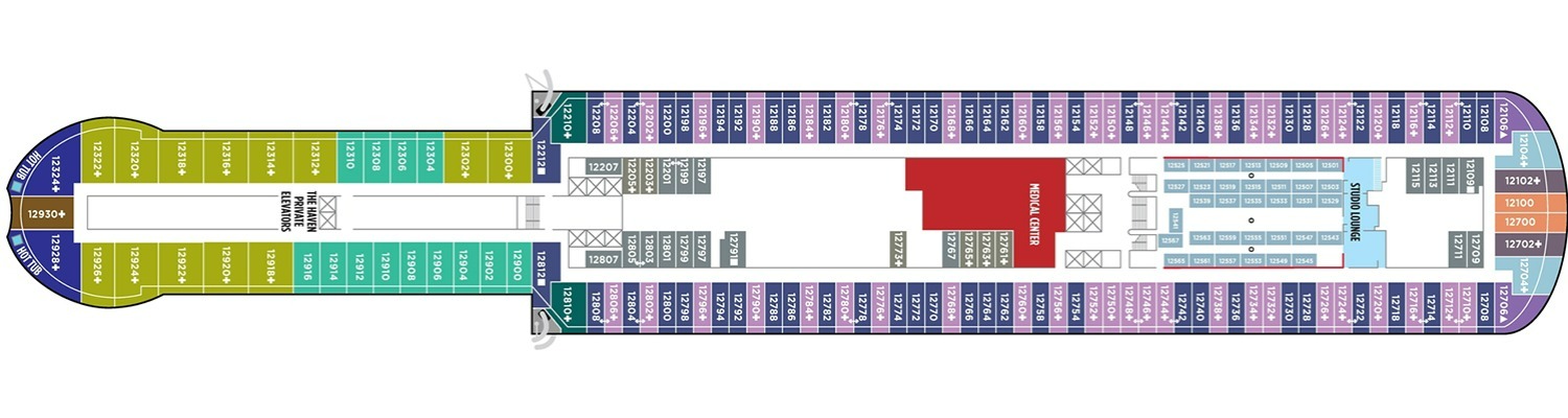 Croisière NCL Norwegian Viva pont 12