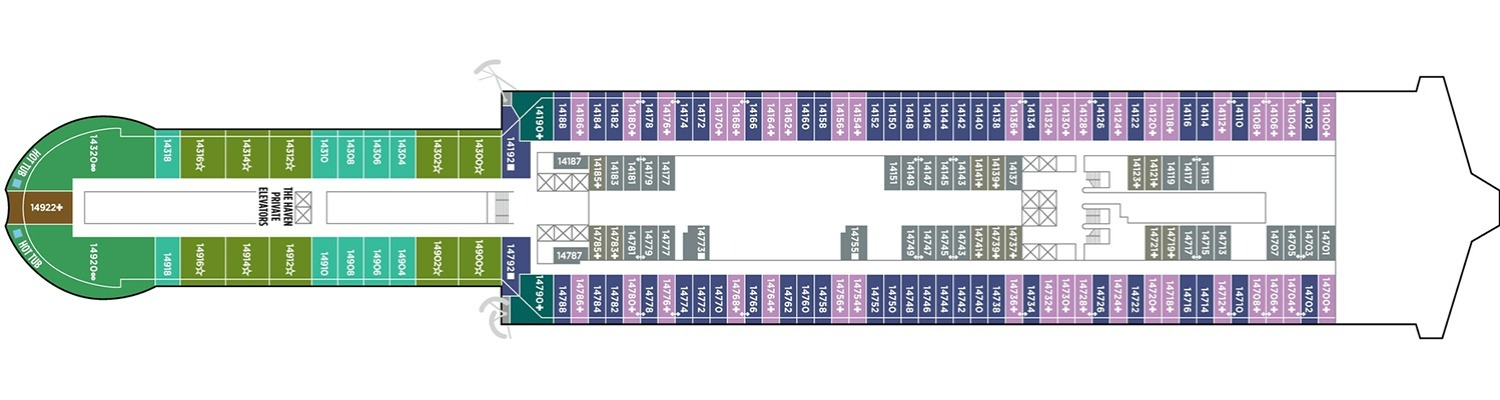 Croisière NCL Norwegian Viva pont 14