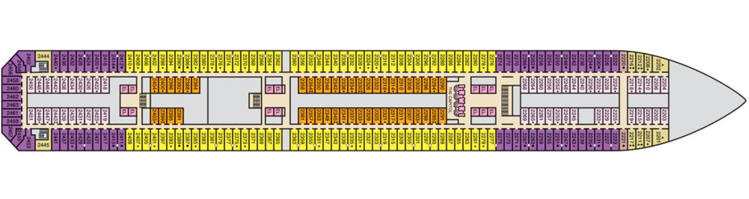Carnival Sunrise deck 2 Main