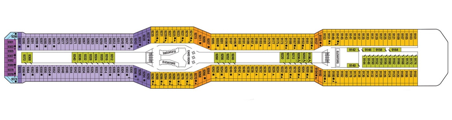 Celebrity Equinox deck 9 Panorama