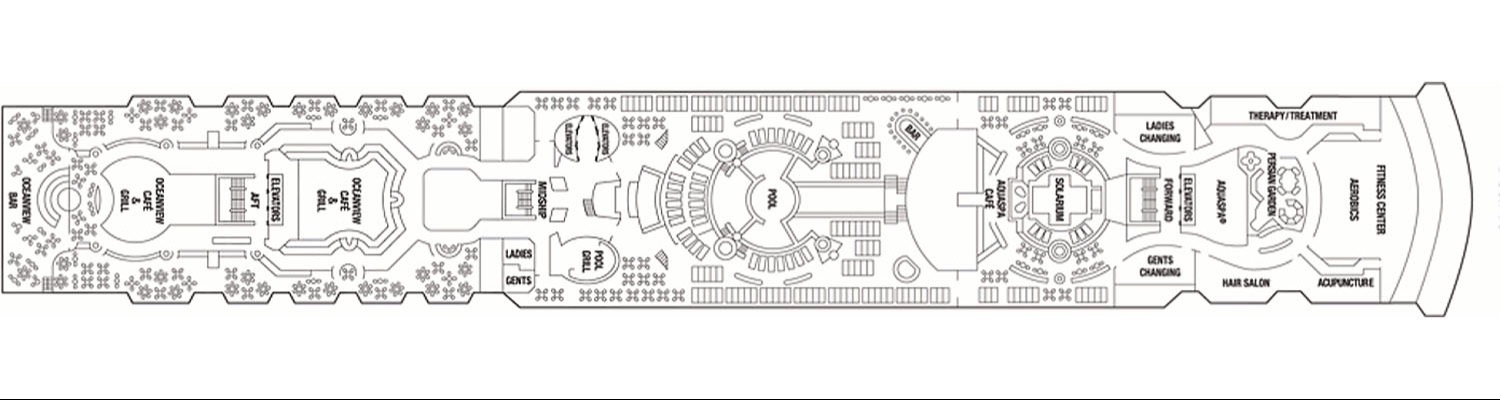 Celebrity Infinity deck 10 Resort