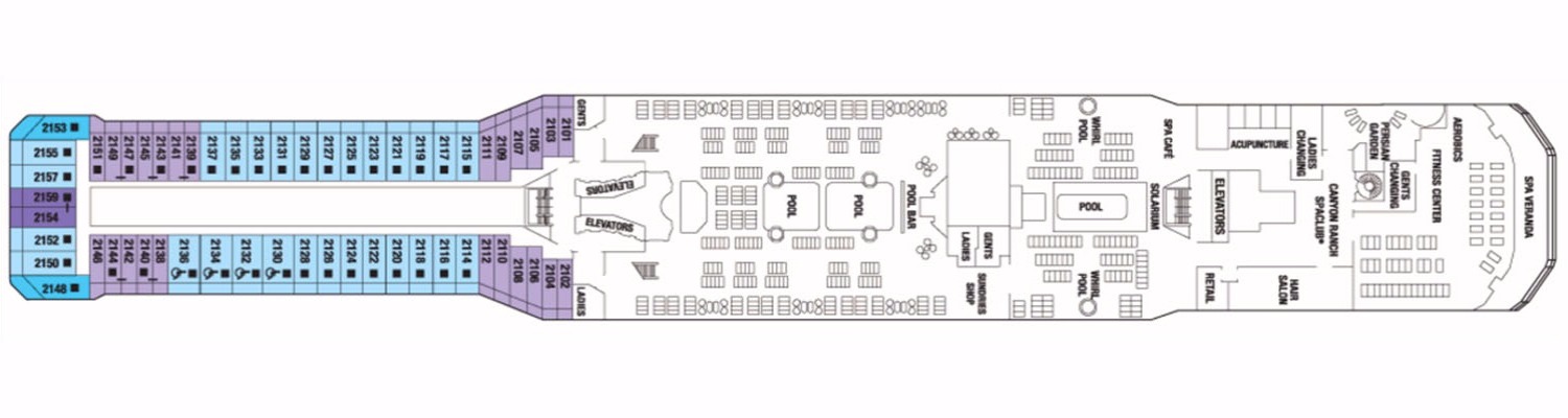 Celebrity Silhouette deck 12 Resort