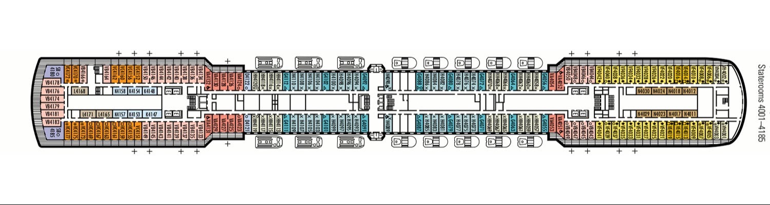 ms Zuiderdam deck 4 Upper Promenade