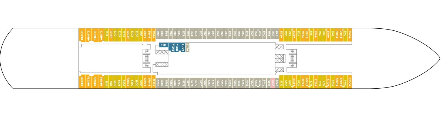 Cruise NCL Norwegian Prima deck 5