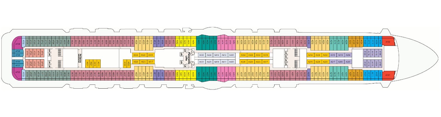 Majestic Princess deck 12 Aloha