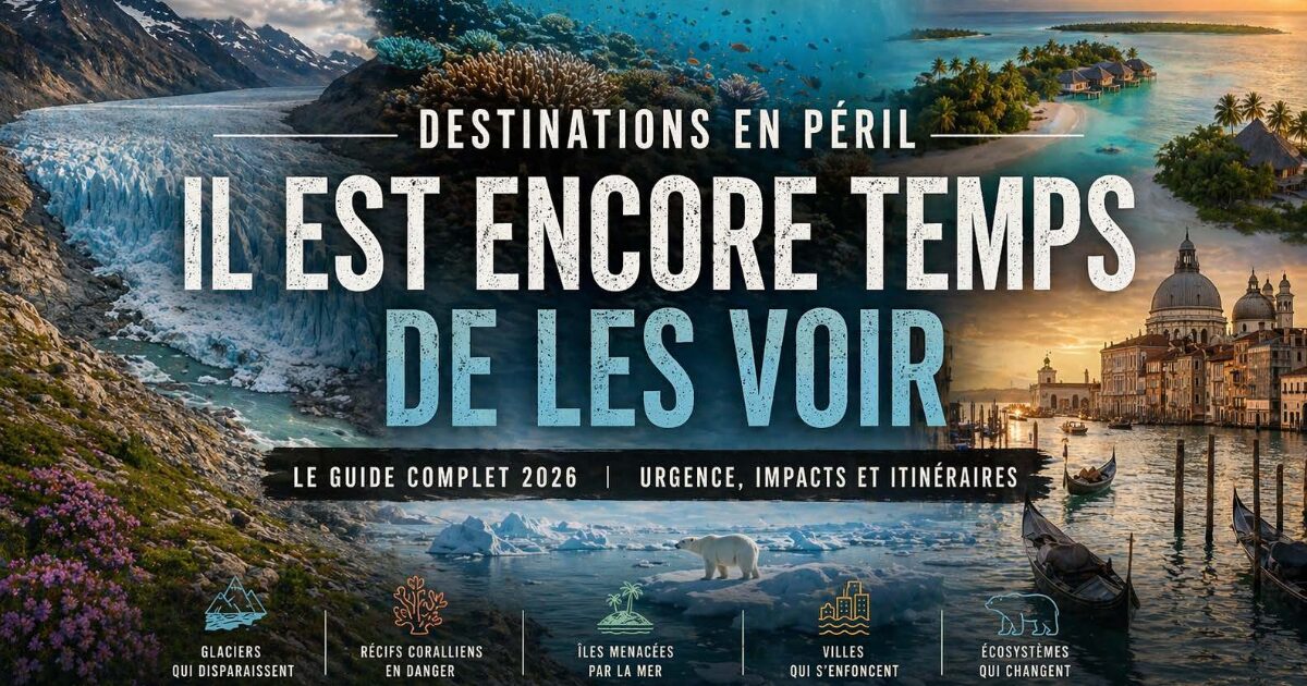 Images de destination en périls