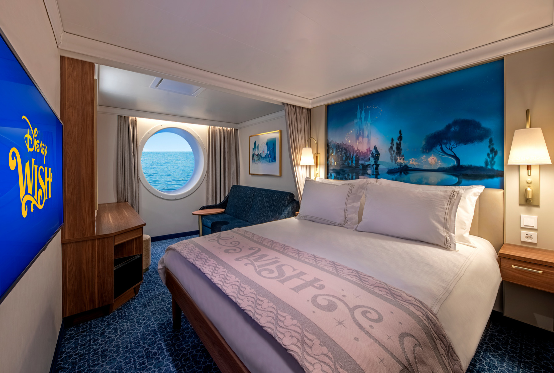 Disney Wish Oceanview Stateroom Disney Wish Oceanview Stateroom