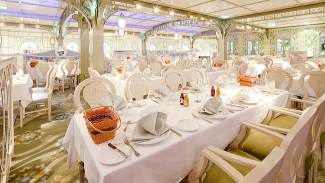 Enchanted Garden Dining Room on Disney Dream and Disney Fantasy Enchanted Garden Dining Room on Disney Dream and Disney Fantasy