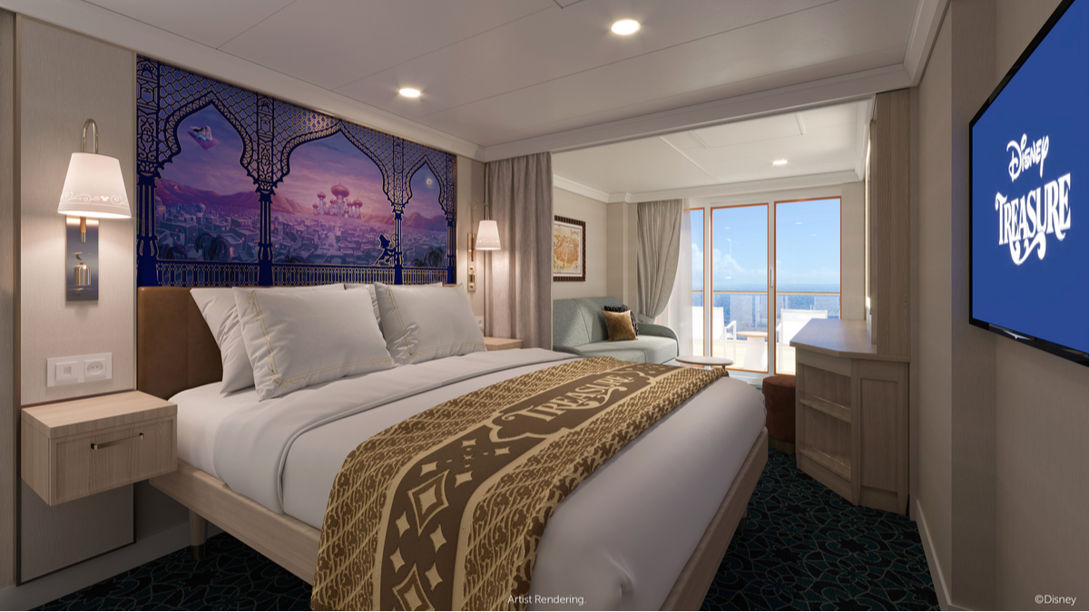 Disney Cruise Line Disney Treasure Veranda Stateroom Disney Cruise Line Disney Treasure Veranda Stateroom