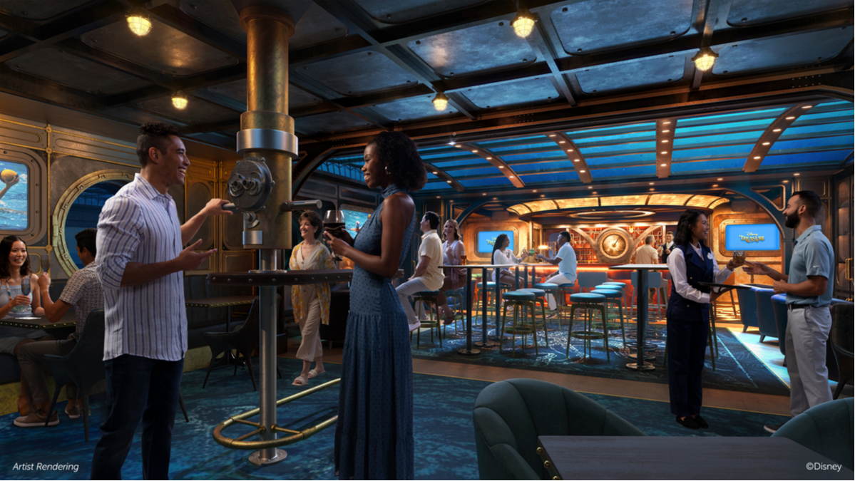 Disney Cruise Line Disney Treasure Periscope Pub Disney Cruise Line Disney Treasure Periscope Pub