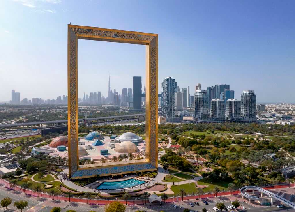 Dubai Frame vue Dubai Frame vue