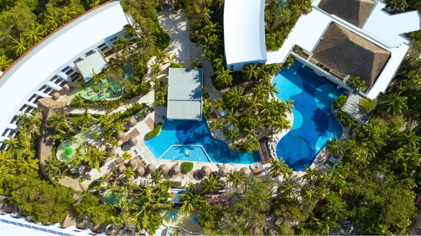 Grand Oasis Tulum Riviera Riviera Maya au Mexique Vue aérienne Grand Oasis Tulum Riviera Riviera Maya au Mexique Vue aérienne