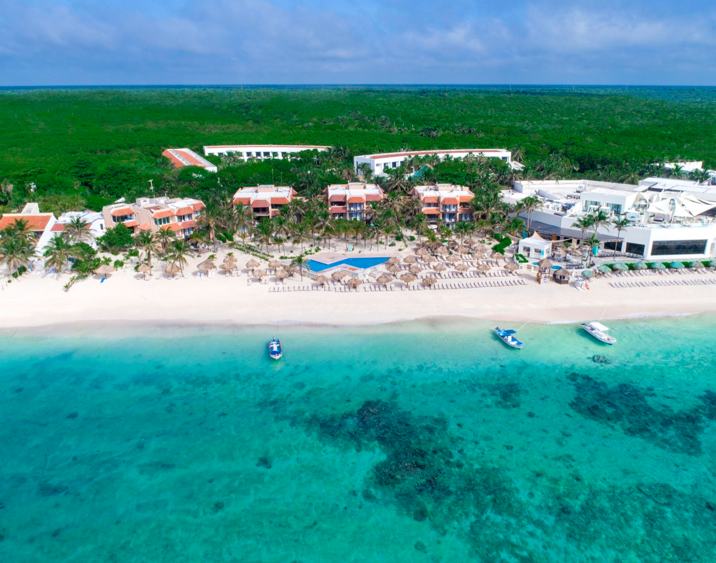 Grand Oasis Tulum Riviera Riviera Maya au Mexique Vue Aérienne Grand Oasis Tulum Riviera Riviera Maya au Mexique Vue Aérienne