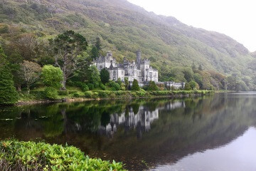 Kylemore Abbey located in an enchanting setting