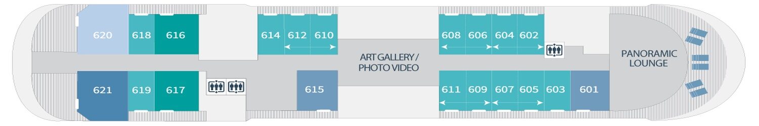 Galerie d'art et salon panoramique