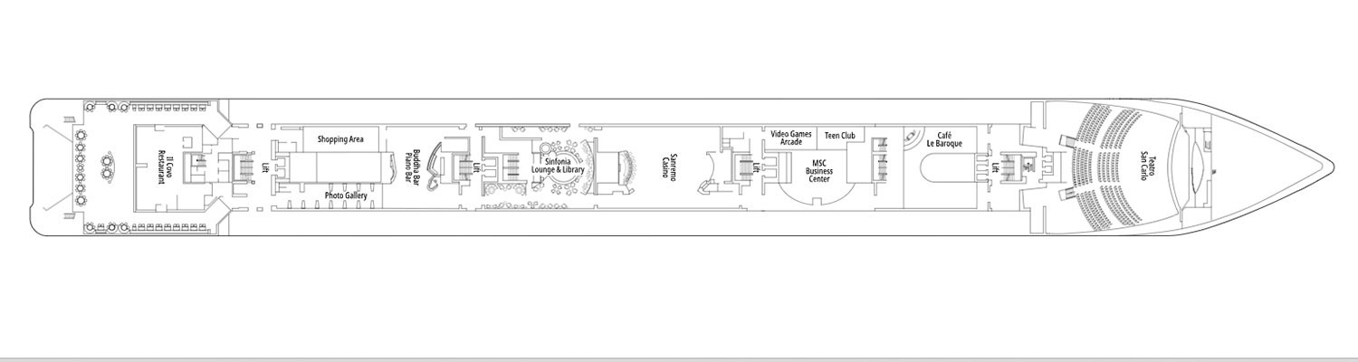 MSC Sinfonia pont 6 Mozart