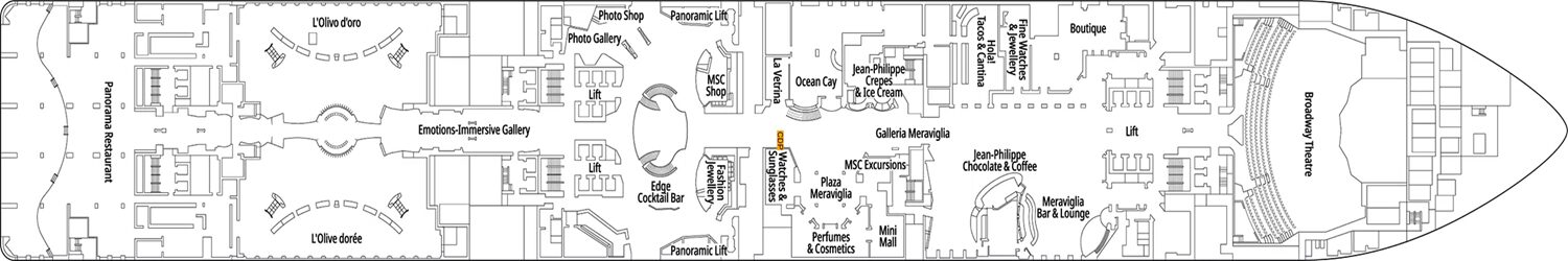 MSC Meraviglia pont 6