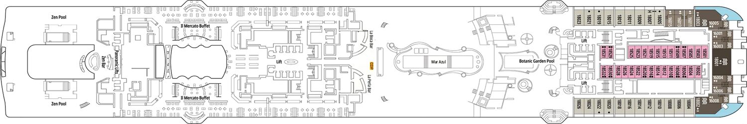 MSC World America Pont 18