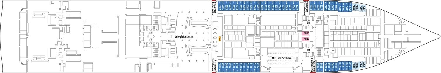 MSC World America Pont 5