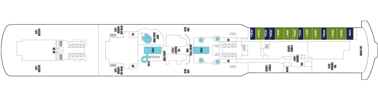 Norwegian Getaway Pont 15