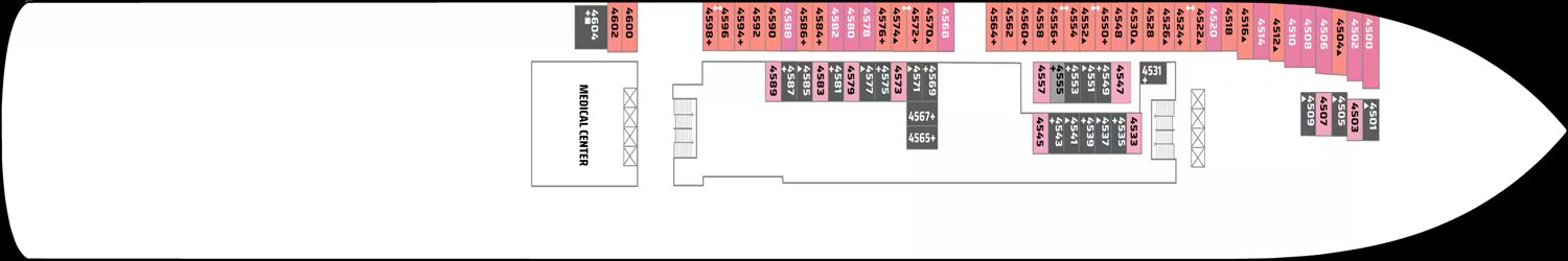 Norwegian Gem deck 4