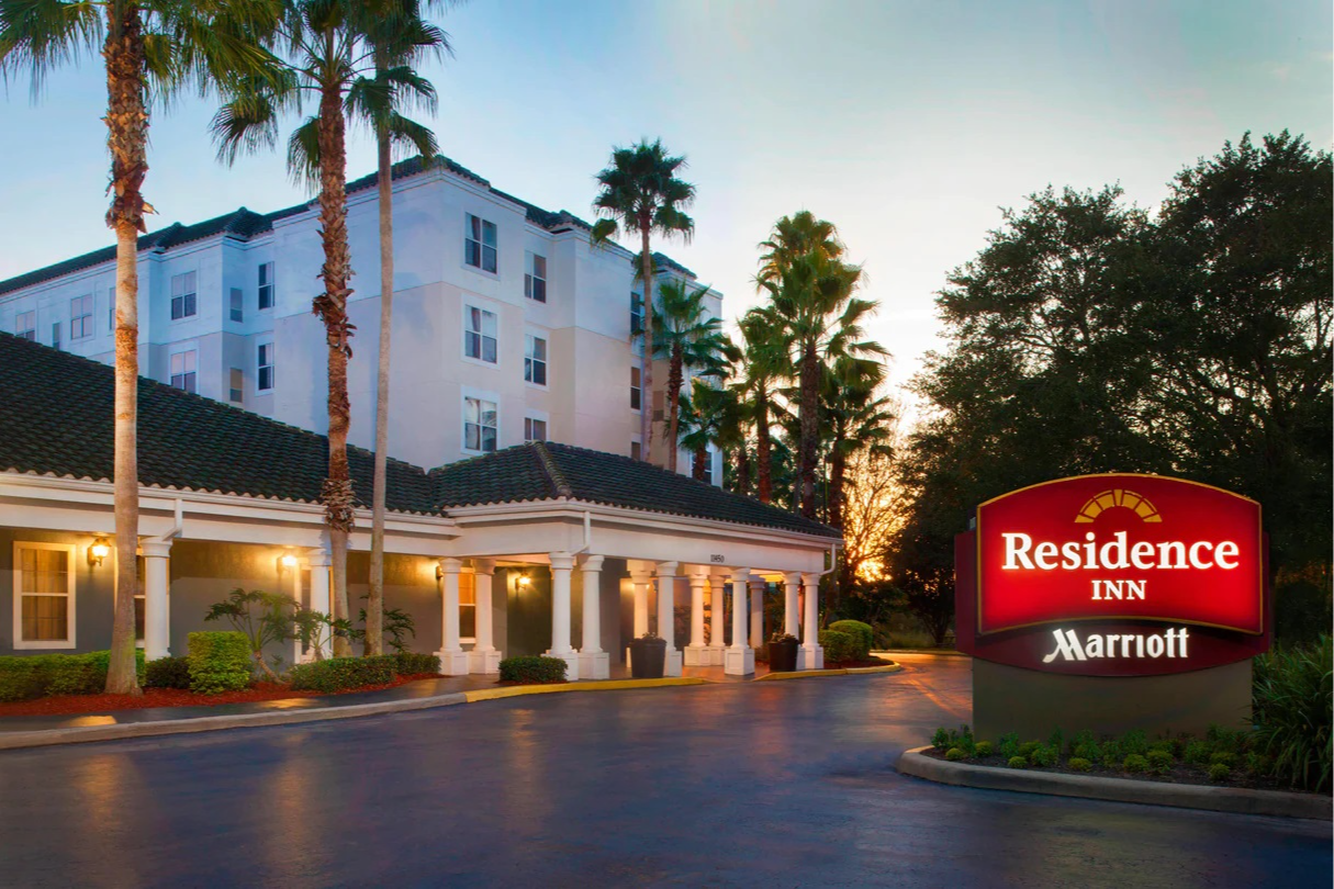 Entrée du Residence Inn Lake Buena Vista Entrée du Residence Inn Lake Buena Vista