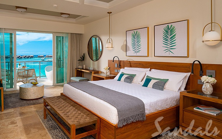 Suite Club Elite Royale face à la mer avec balcon et tranquility soaking tub Suite Club Elite Royale face à la mer avec balcon et tranquility soaking tub