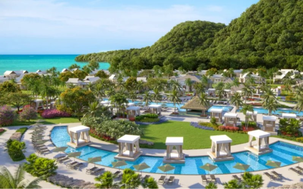 Site of Sandals Saint Vincent & the Grenadines Site of Sandals Saint Vincent & the Grenadines